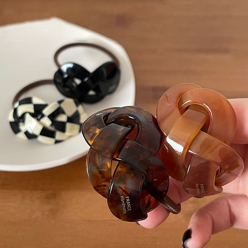 Women's Acetate Hair Ring Hair Rope