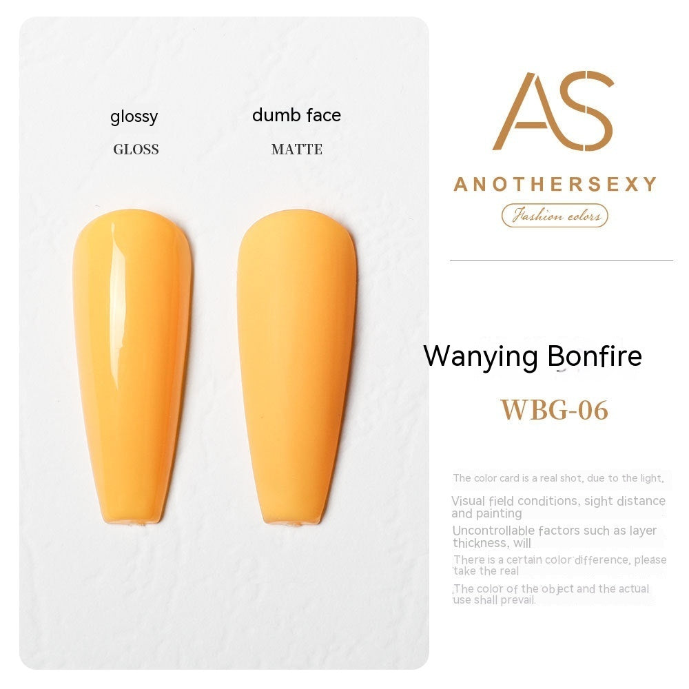 AS Yellow Nail Oil Gel New Whitening Nail Shop Special Set