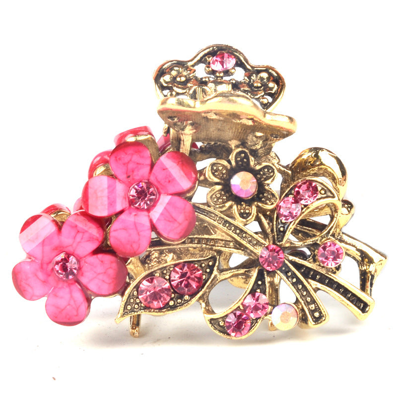 Ponytail Grab Clip Versatile Headwear Alloy Hairpin