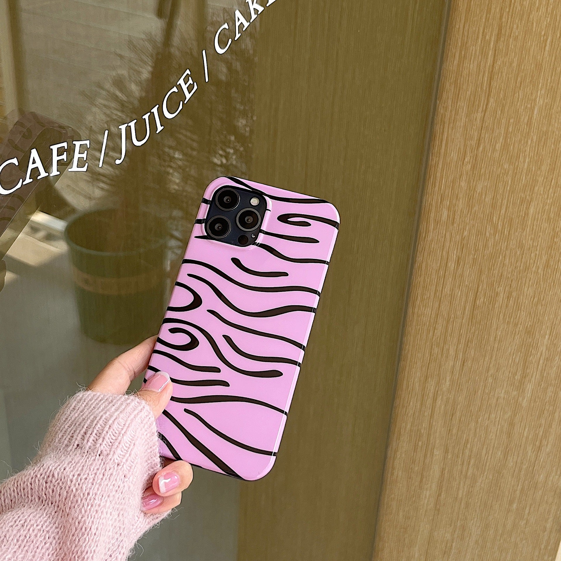 Foundation Make Up Black Stripe Mobile Phone Soft Shell