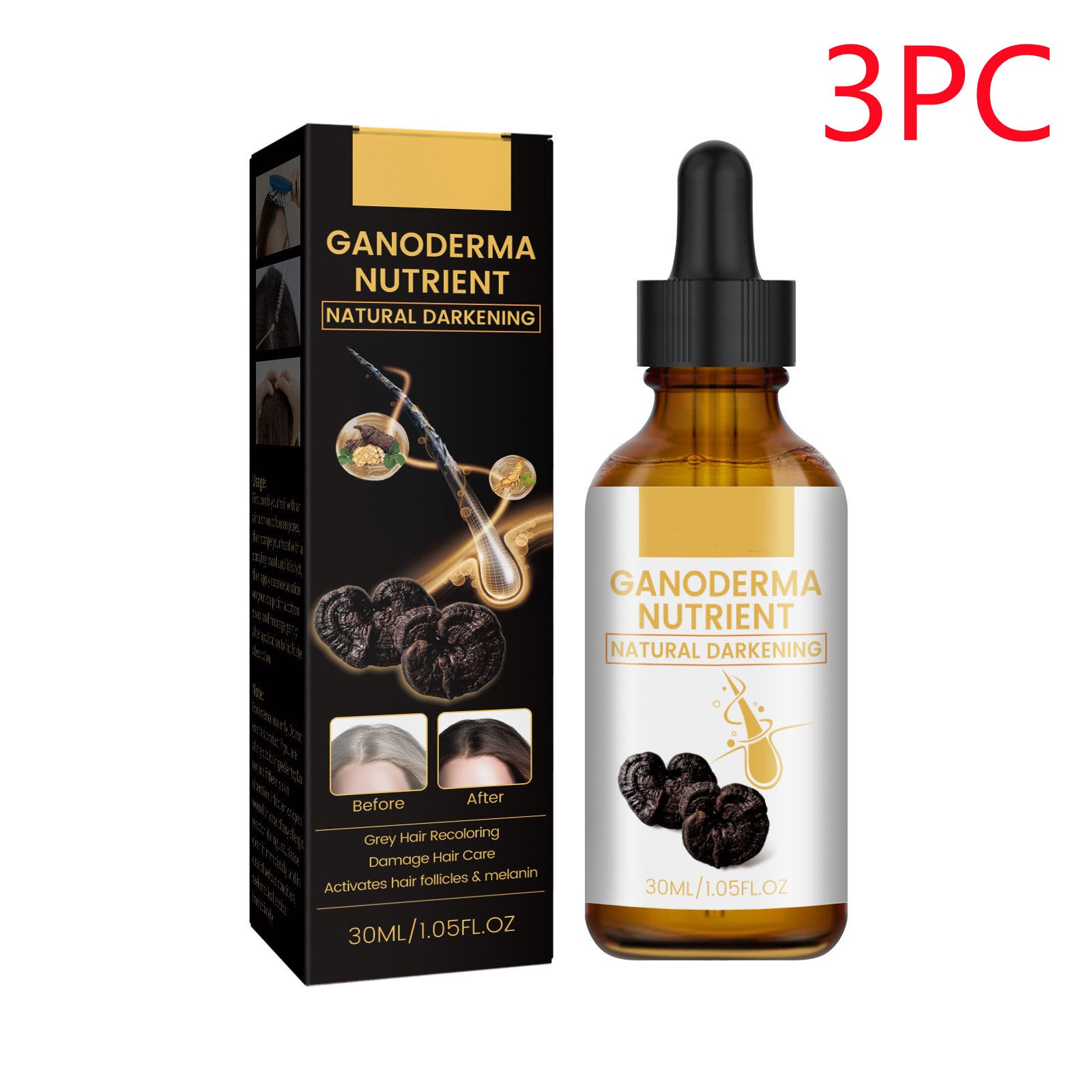 Ganoderma Nutrient Hair Care Moisturizing Hair Repair Massage
