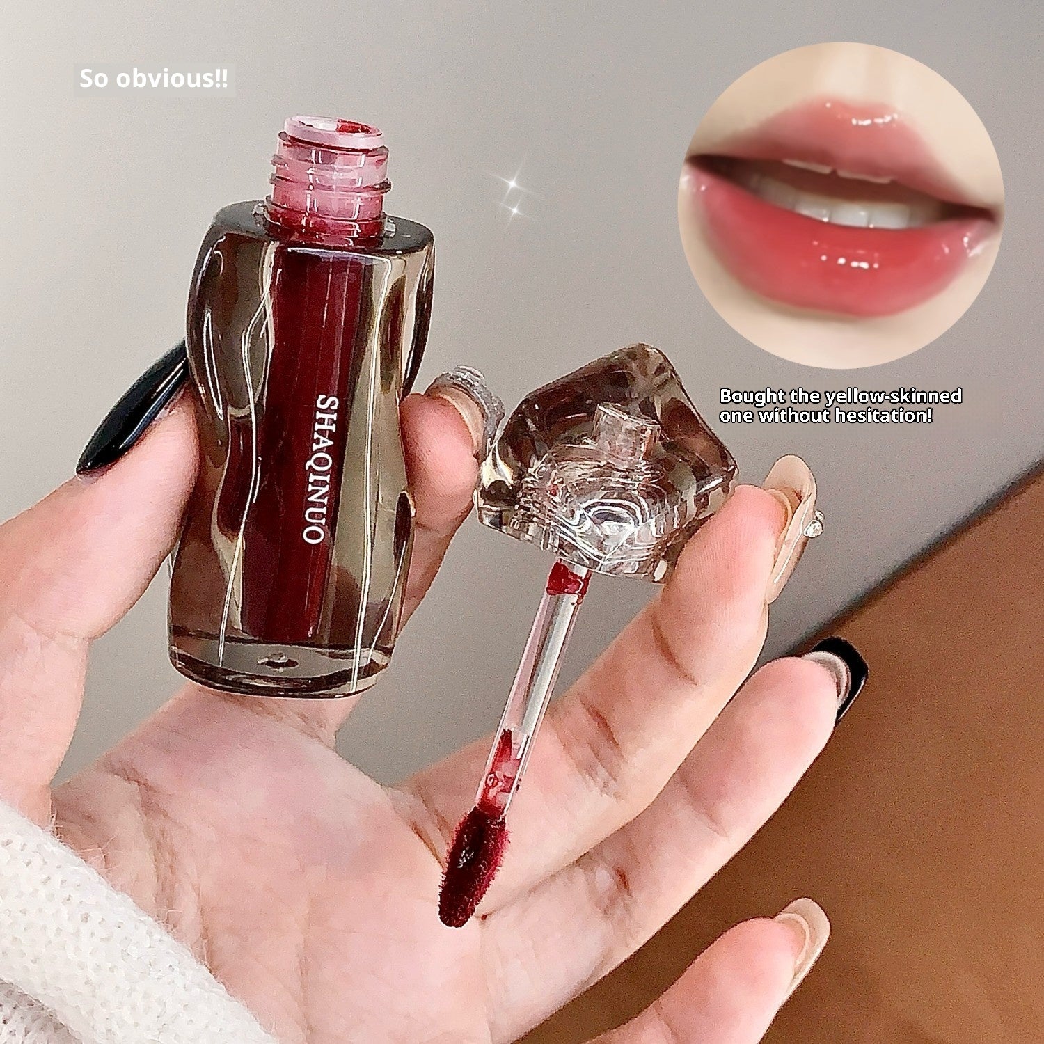 Crystal Clear Glossy Lip Glaze