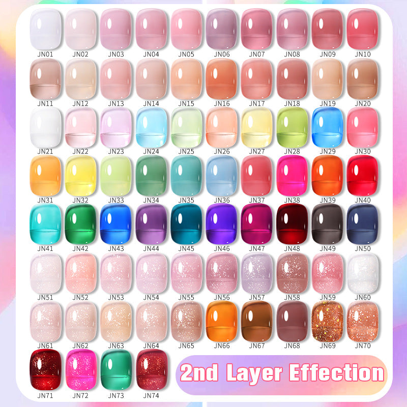 Born Pretty Nail Polish Transparent Color UV Polish 50 Colors