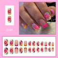 24-piece Transparent Nail Patch Box