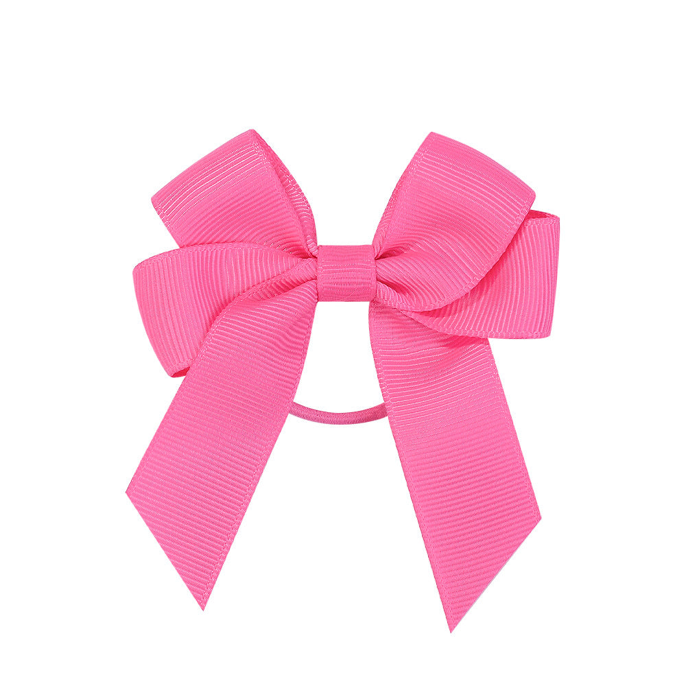 Handmade Baby Double-layer Polyester Ribbon Satin Bow Children's Hair Clip Accessories