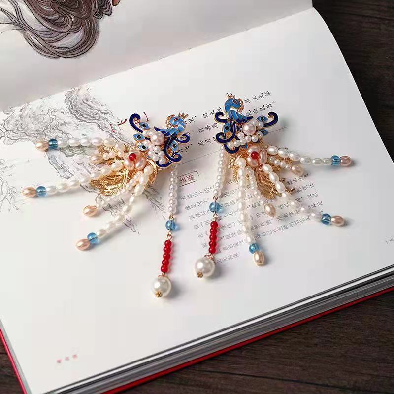 Flower Hairpin Hanfu Hair Crown Gorgeous Fairy Girl Toasting Clothes