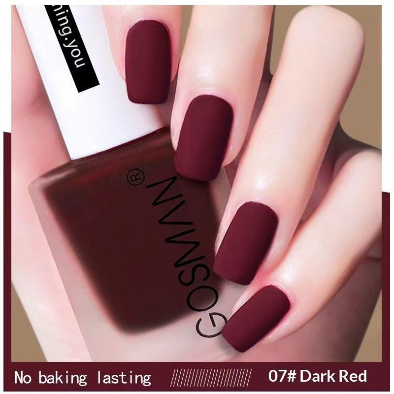 Gosman Quick-dry Matte Nail Polish, Non-peel