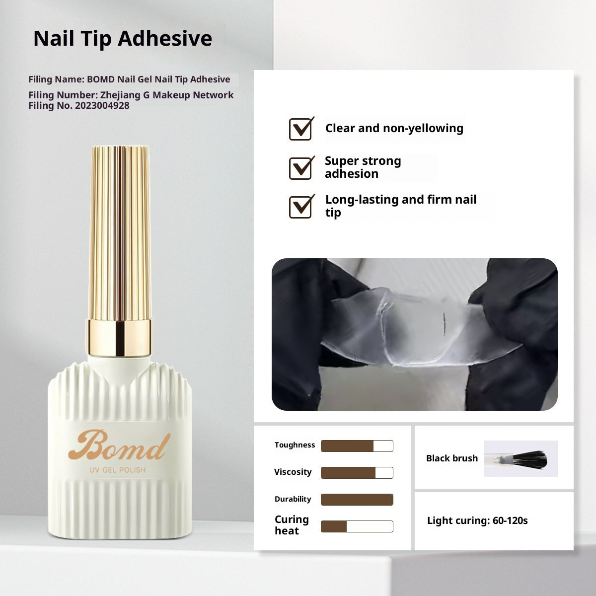 Bomd Construction Of Nail Polish Adhesive By Smudging Of Primer And Seal Coat