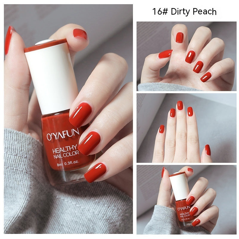 O'YAFUN Nail Polish New Water-based Long-lasting Quick-drying Transparent