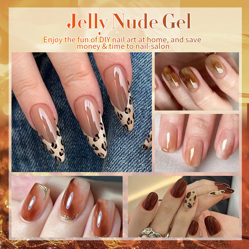 Born Pretty Nail Polish Transparent Color UV Polish Jelly Phototherapy Plastic