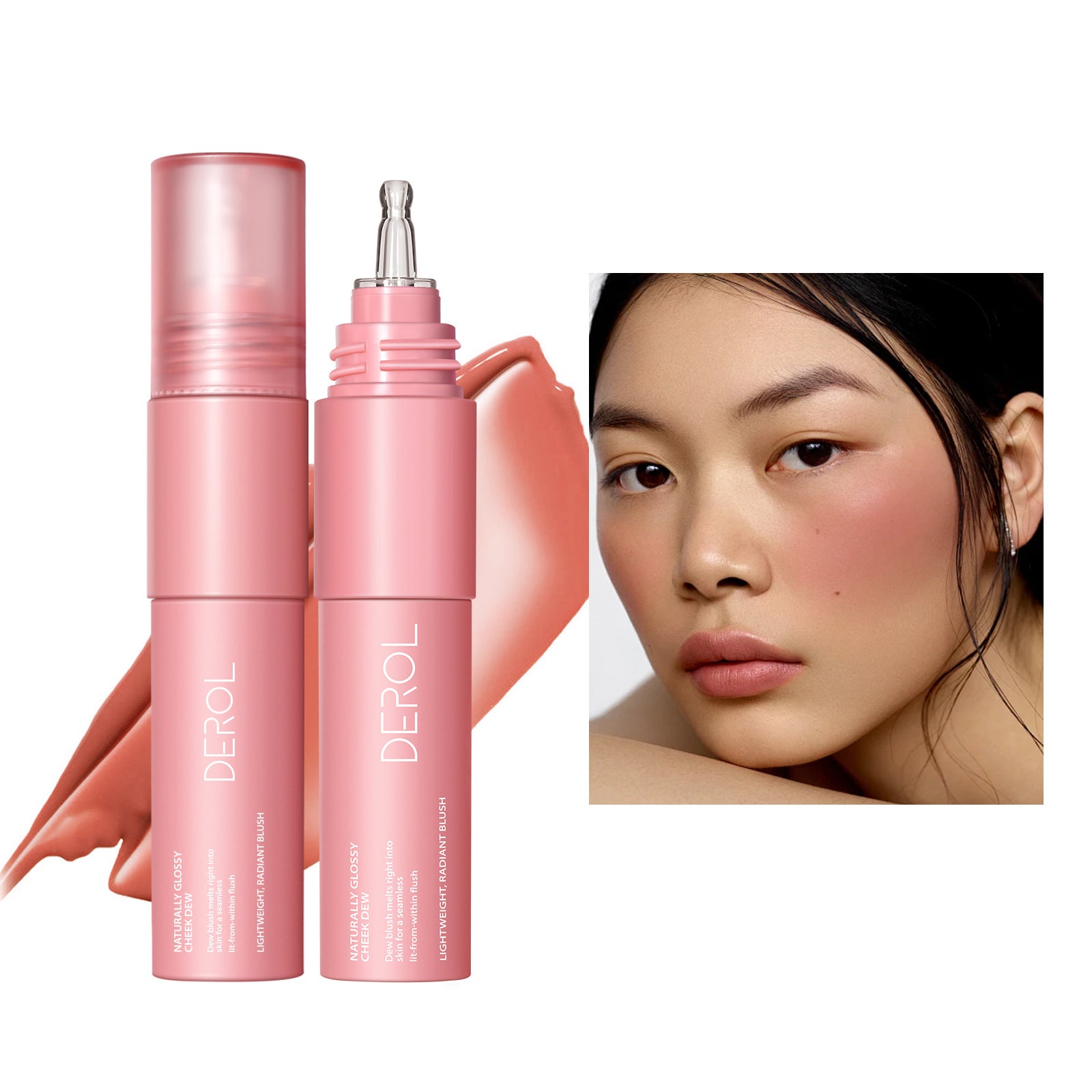 Derol Liquid Blush Moisturizing Clothing Paste Light And Transparent