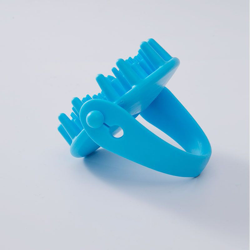 Silicone Shampoo Brush Massage Scalp Care Cleaning