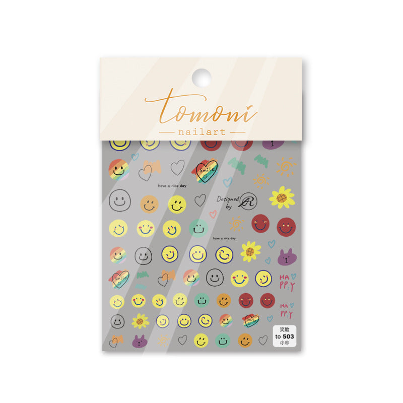 Tomoni Nail Sticker Japanese Adhesive Nail Sticker
