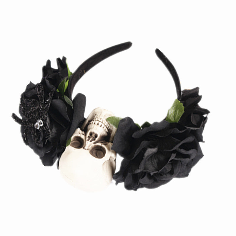 Wreath Skull Hair Hoop Headdress Dance Party Show Headband