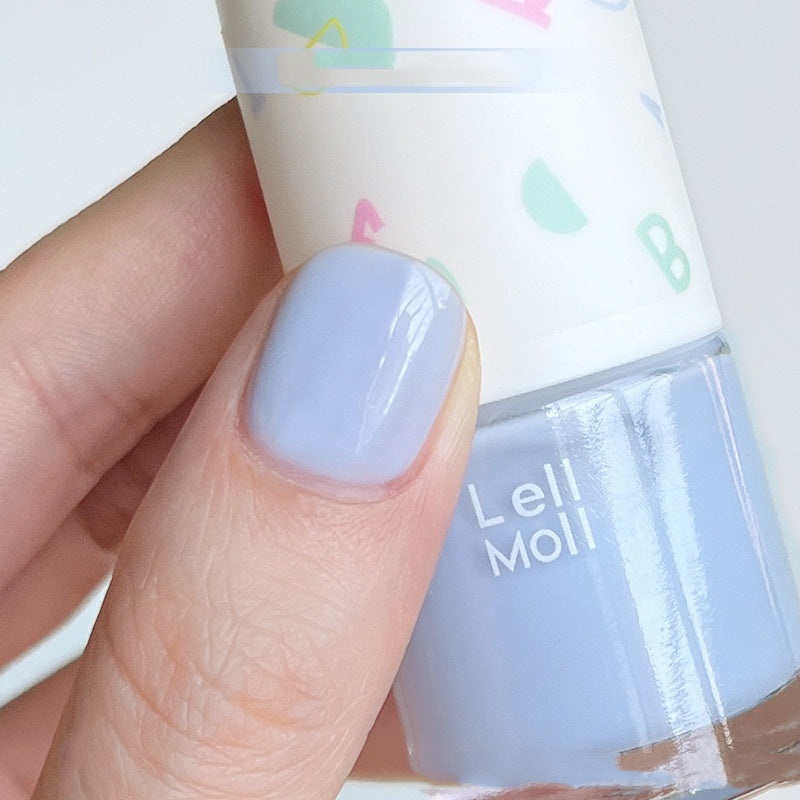Lell Moll Water-based Tearable Nail Polish Baking-free And Tasteless