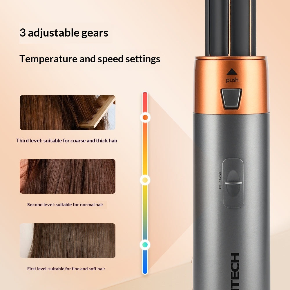 5-in-1 Multifunctional Hair Styler Hot Air Comb Automatic Curling Wand