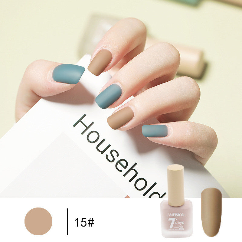 Bmision Frosted No-baking Quick-drying Nude Matte Nail Polish