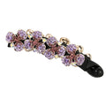 Women's Diamond Flower Banana Clip Fashion All-match Updo Ponytail Clip