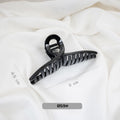 High-quality Basic Black Spray-painted Hair Clip