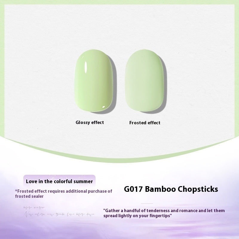 XEIJAYI Polish White Nude Transparent Color Nail Beauty UV