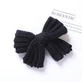 Girls' Yarn Bow Hair Maca Color Pair Clips