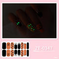 Luminous Halloween Series Christmas Nail Stickers