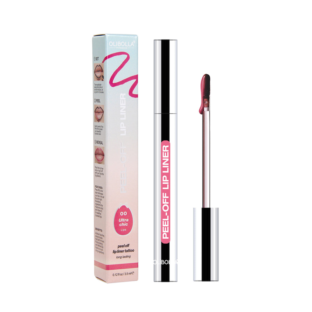 Tear-off Lip Liner Dye-and-peel Formula That Stays Put Without Fading Or Smudginglip Pencil Lipstick