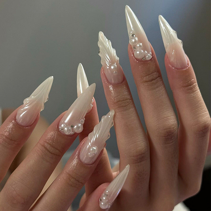 Pearl Fairy Wear Nail Diamond Type 24 Pieces