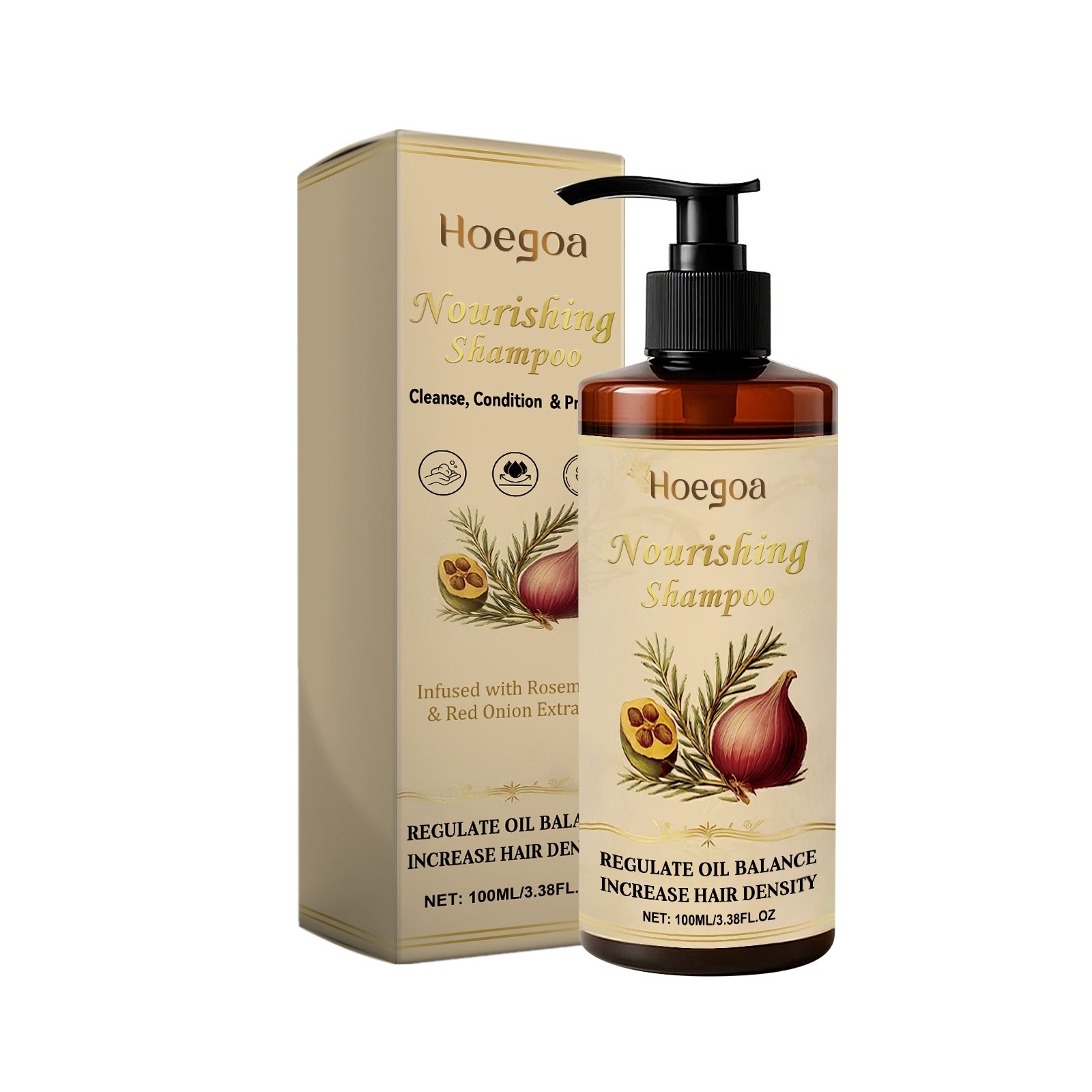 HoeGoa Multi Effect Nourishing Shampoo Gently Cleanses