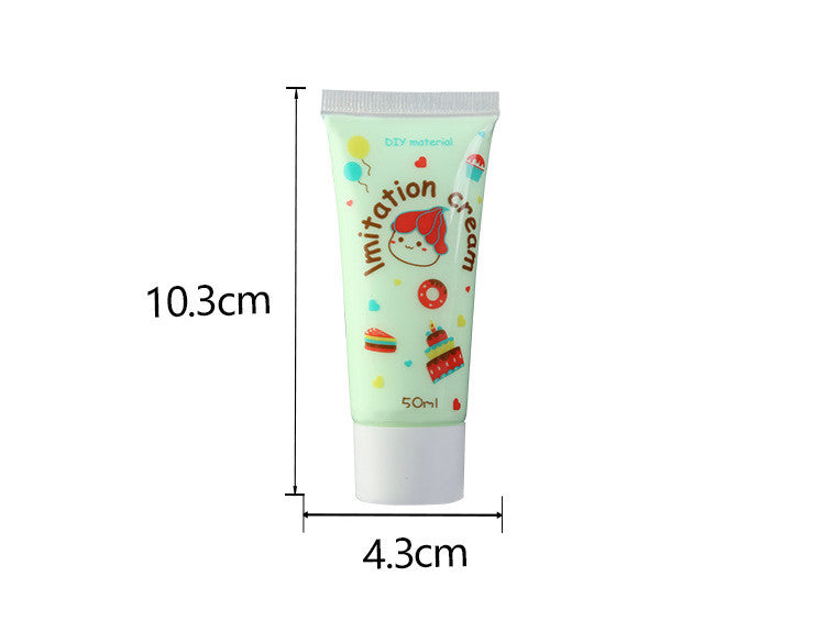 Phone Case Cream Clay 50g Handicraft DIY Material Antifreeze Simulation Cream Glue
