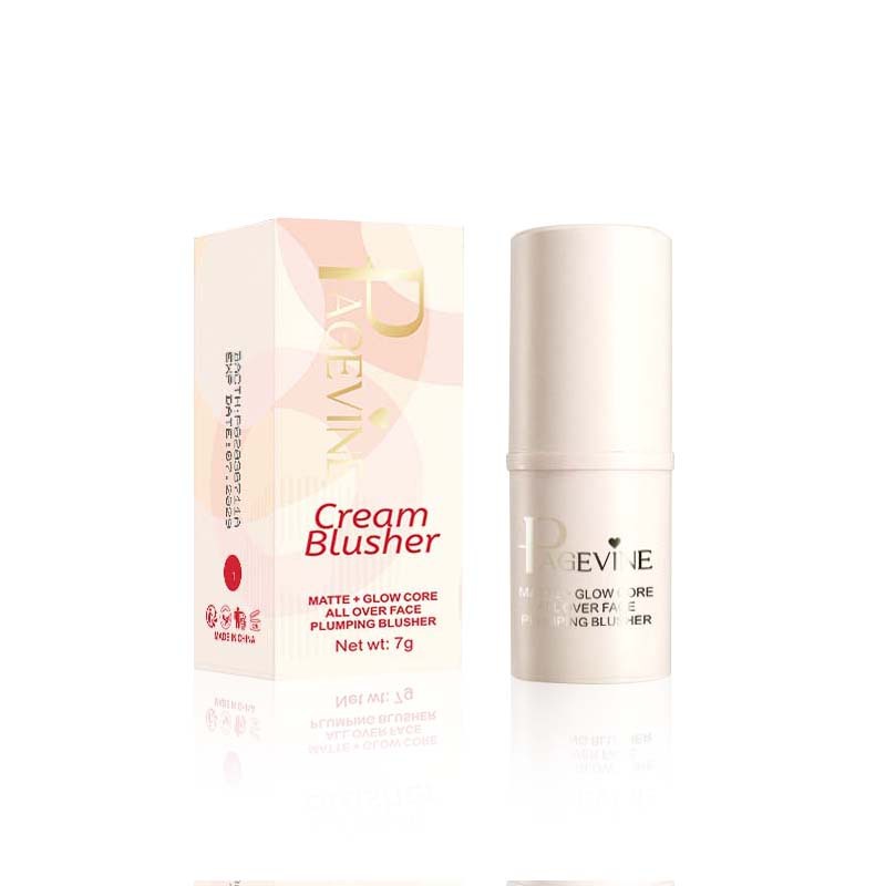 PageWine Matte Two-color Sandwich Blush Stick Moisturizing Highlight