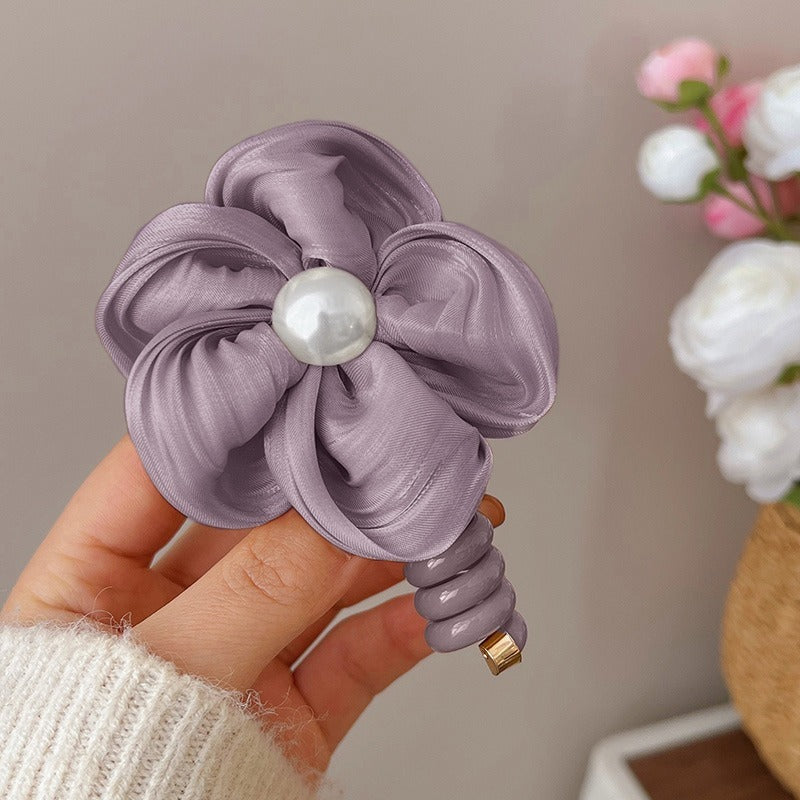 Telephone Wire Hair Ties Hair Rope Hair-binding High Elasticity Not Tight Hair