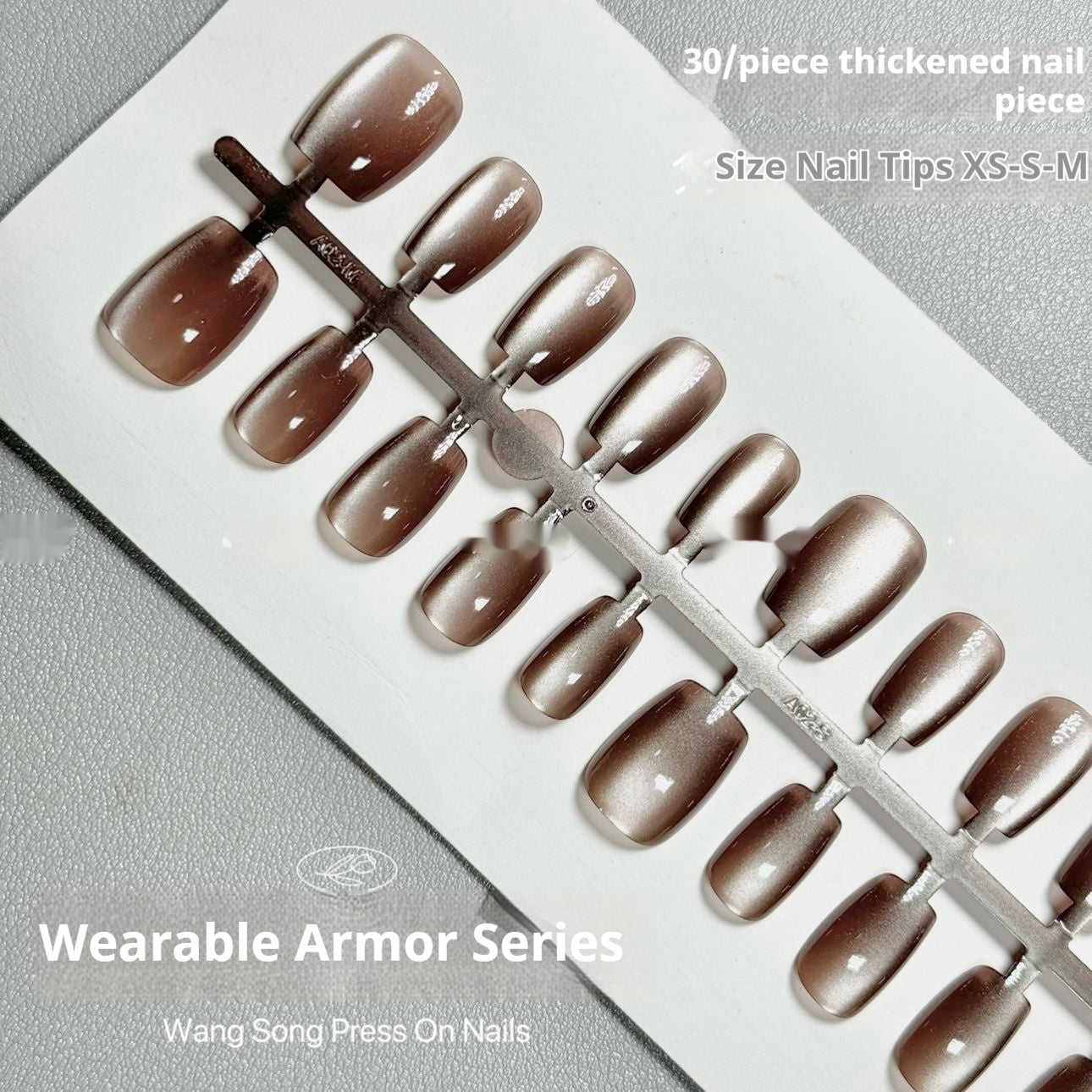 Solid Color Cat Eye 05 Ice American Internet Celebrity Micro Glass Bead Wear Armor