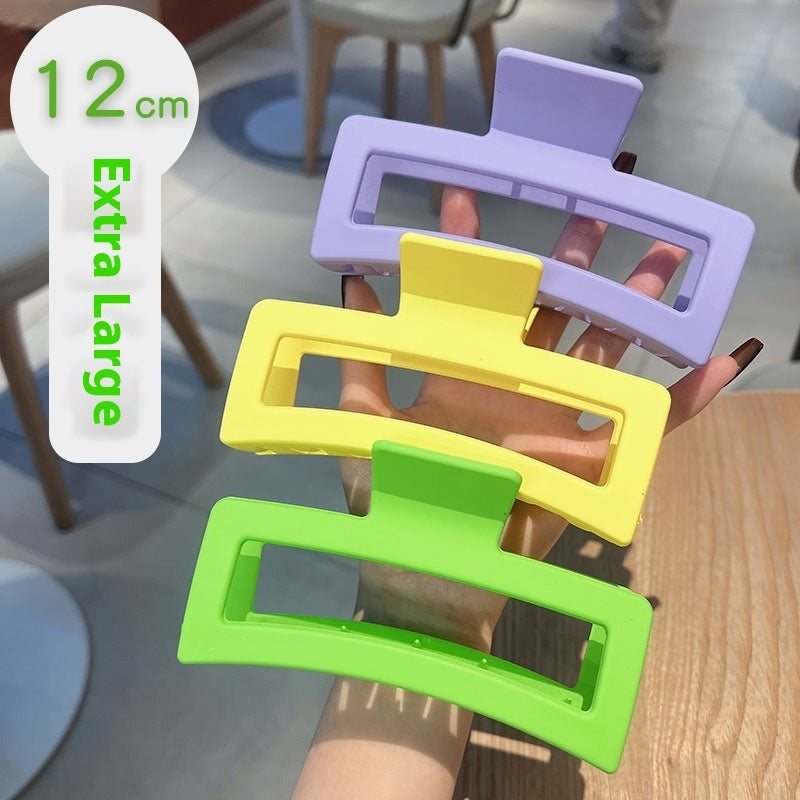 Volume Large Size Color Shark Clip Thick Hair Grip