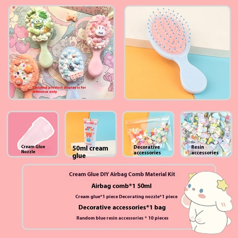 Cream Glue Comb Diy Material Package