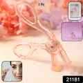 Premium Transparent Plastic Eyelash Curler (1 Pc)