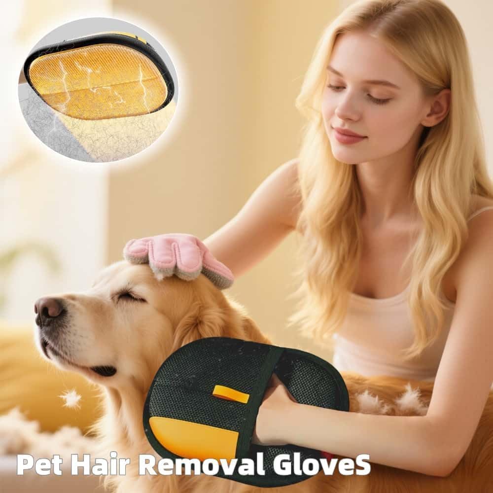 Pet Hair Remover Reusable Gloves