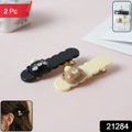 Cute Teddy Hair Clips Set (2 Pc)