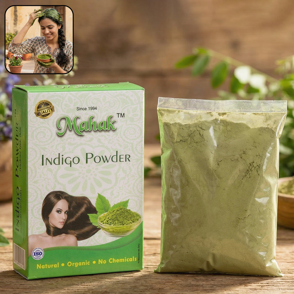 Natural Indigo Powder For Traditional Hair Care  80 Gm