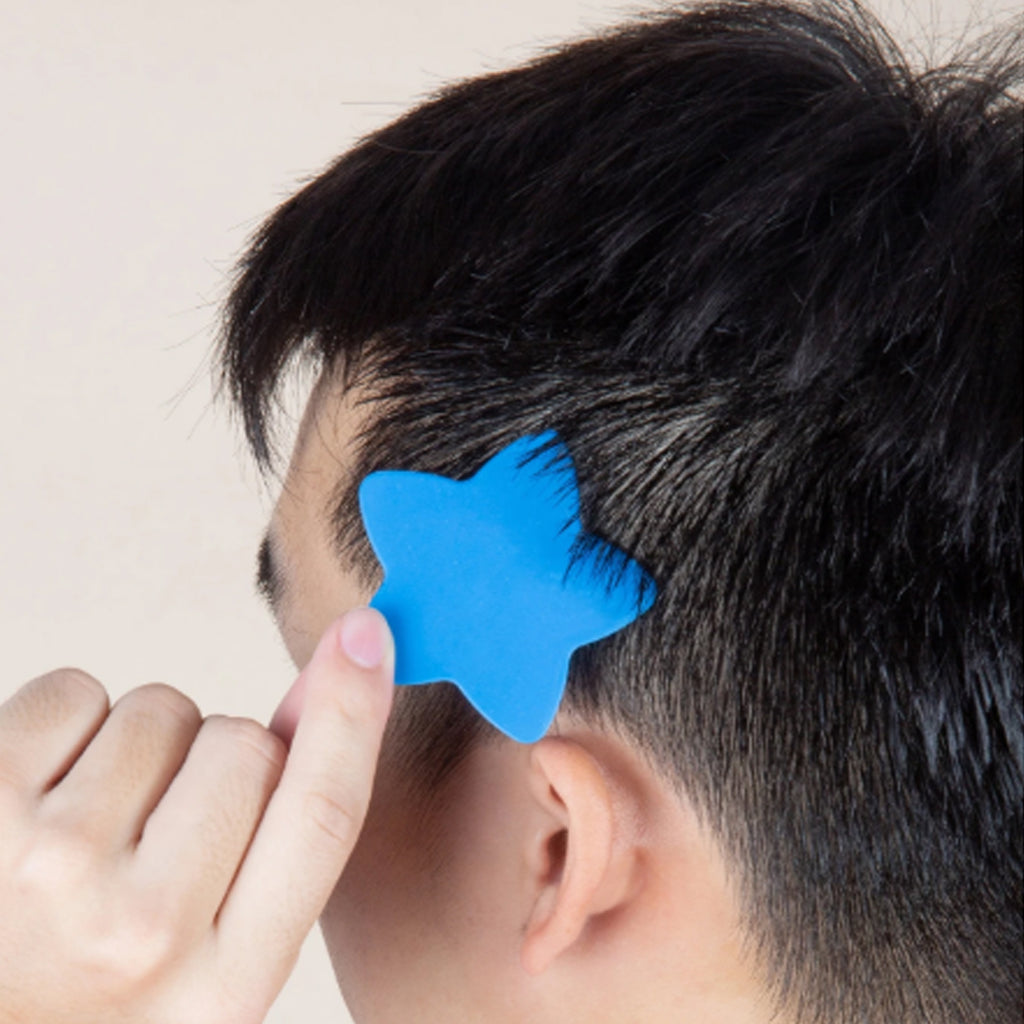 Haircut Design Stencil Set  6-in-1 Safe Hair Trimmer Molds