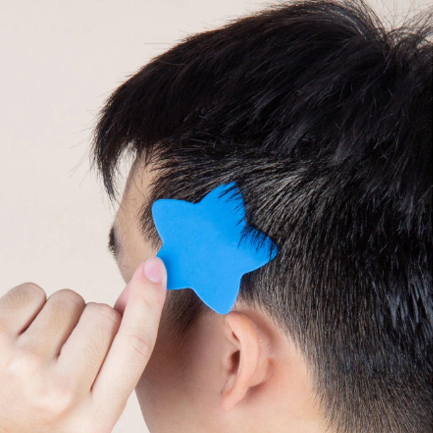 Haircut Design Stencil Set  6-in-1 Safe Hair Trimmer Molds