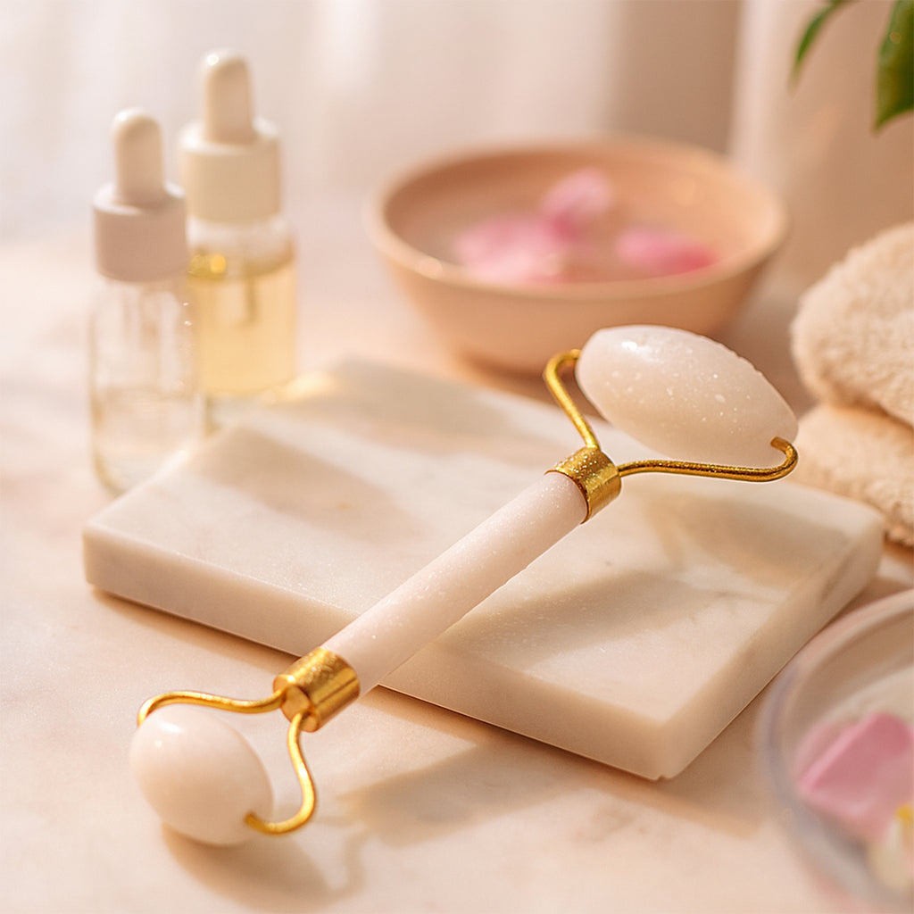 Dual-ended Face Massage Roller - (1 Pc)